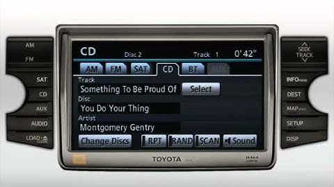 Navigation Audio How To (operate the cd player) 4Runner Toyota of Slidell