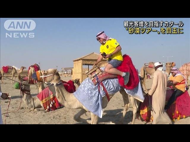 W杯開催地カタール 観光客倍増目指し“砂漠ツアー”(2022年11月22日)