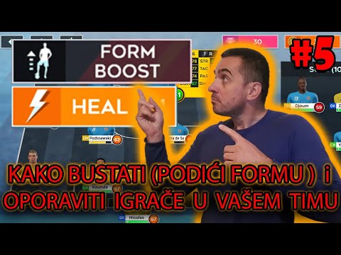 KAKO BUSTATI (podići formu ) i OPORAVITI IGRAČE U VAŠEM TIMU !?  DREAM LEAGUE SOCCER 2020   #5