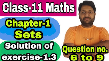 chapter-1 Sets /NCERT maths class-11/Solution of exercise-1.3@gkclasses151#gkclasses#sets#exrcise1.3