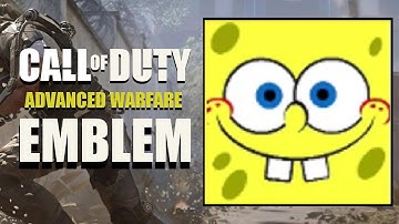 COD AW / Call of Duty Advanced Warfare : Spongebob SquarePants Emblem Tutorial