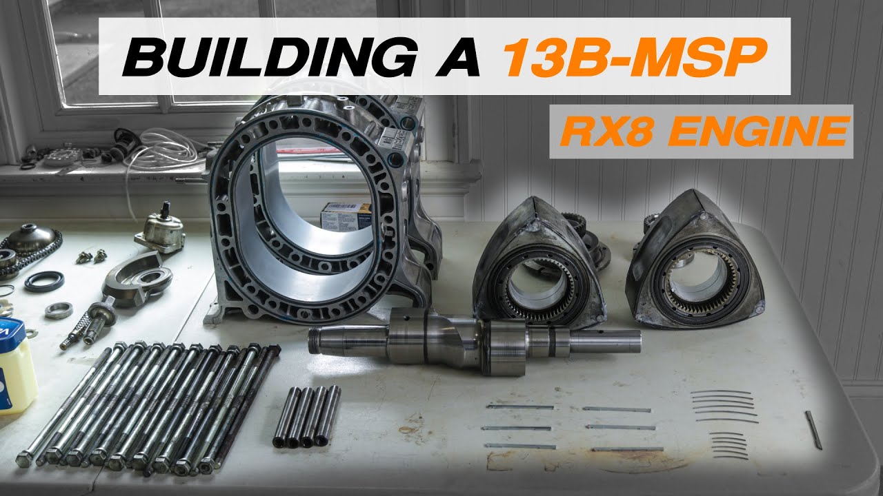 Building My Mazda Rx8 Rotary Engine (13B-Msp Renesis Build)