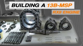 картинка: Сборка роторного двигателя Mazda RX8 (сборка 13B-MSP Renesis)
