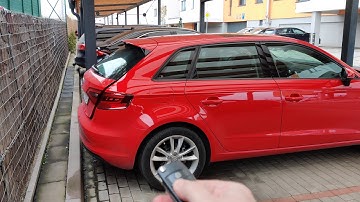 Audi A3 8V automatic trunk opening