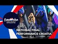 Albina  ticktock  croatia   national final performance  eurovision 2021