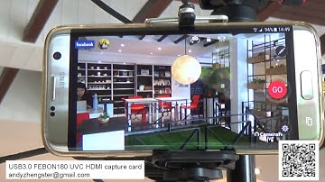 Camcorder be facebook live streaming with Android phone