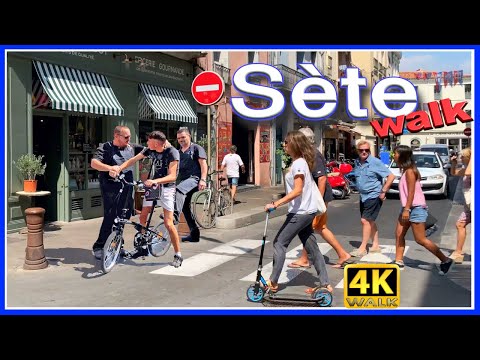 【4K】WALK SETE France 4k video WALKING TOUR slow tv TRAVEL vlog