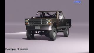 Picture rendering for SimplePlanes