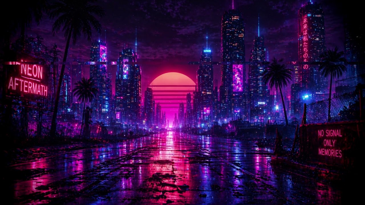 Neon Aftermath - Synthwave Cinematic Music | Retro Futuristic Soundtrack