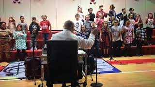 Perry Elementary School Christmas Play 2018, Mrs. Henline & Mrs. Braunwarth