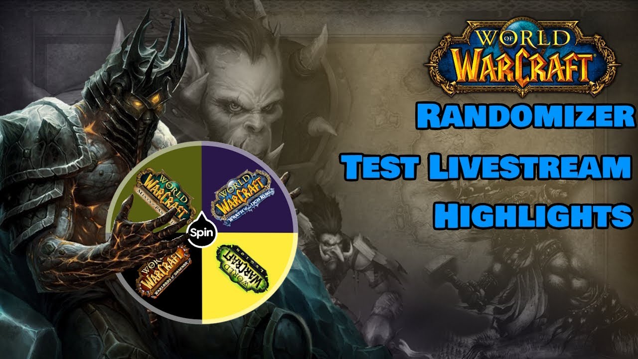 World of Warcraft Randomizer Test