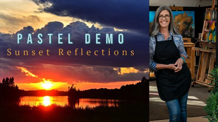 How to Paint Sunset Reflections in Pastel