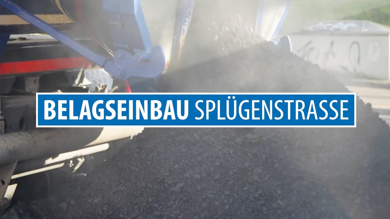Belagseinbau in St. Gallen | KIBAG - YouTube