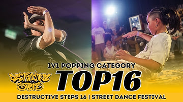 KEV DAI VS LAWRENCE | TOP16 | 1V1 POPPING | DESTRUCTIVE STEPS 16