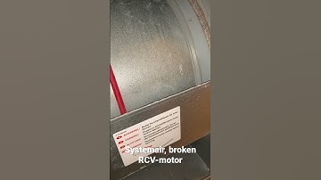 Systemair, broken rcvmotor. ”Rotormotor”.