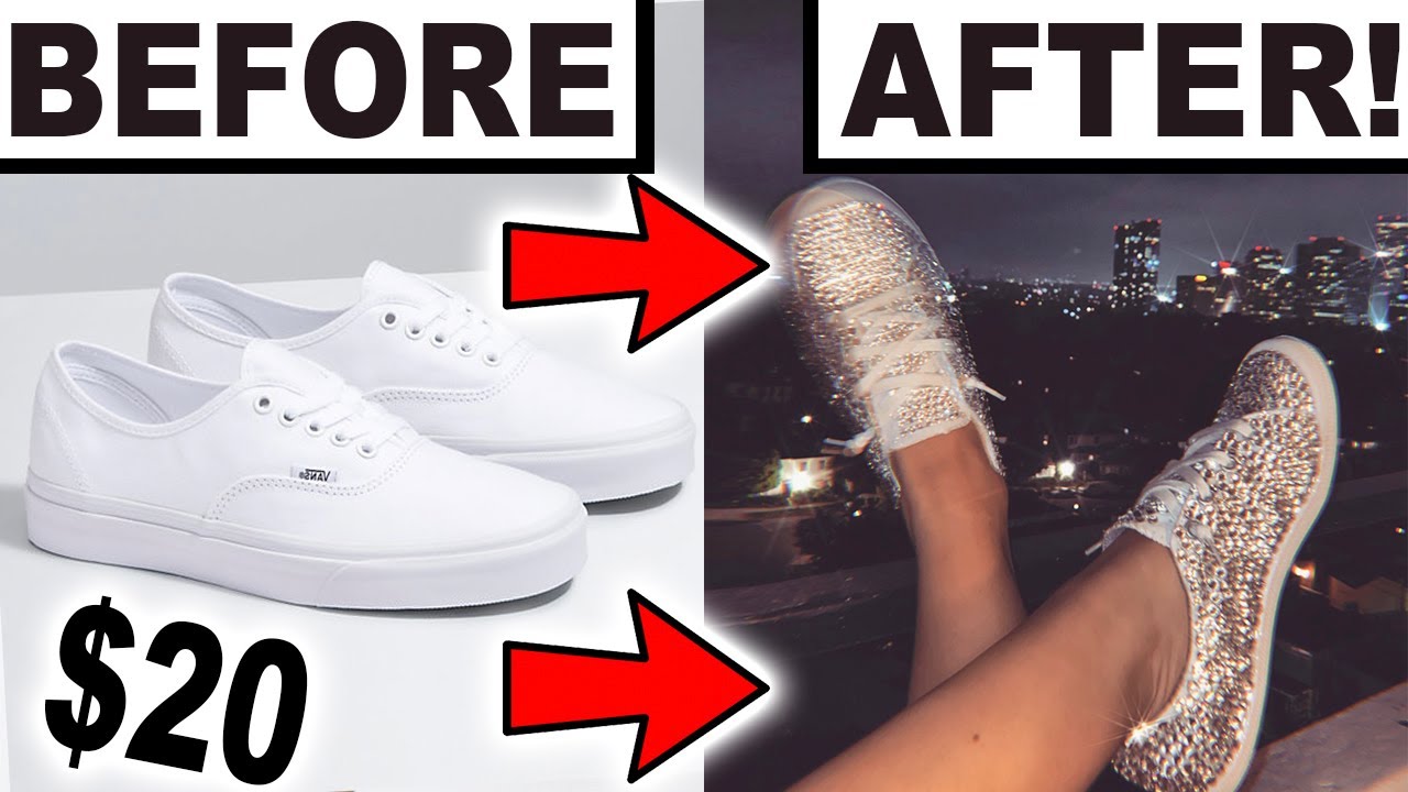 Diy Shiny Rhinestone Long Tassel Sneakers Boot Shoe - Temu