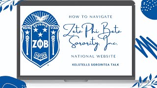 How to Navigate: ZPhiB Membership Website | KelsTells SororiTEA Talk screenshot 5