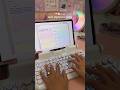 ASMR digital journaling 😍 keyboard aesthetic | samsung galaxy tab S9 | penly app digital journal