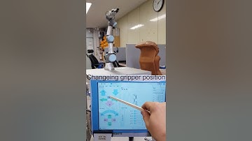 UR robot Demo using the teaching pendant