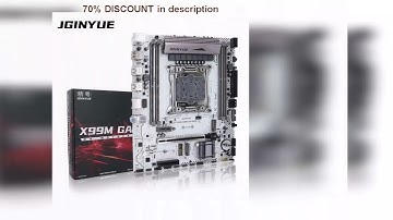 A must-have product! JGINYUE X99 Motherboard LGA 2011-3 Support Xeon E5 V3 V4 CPU and DDR4 RAM Mem