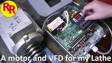 Installing an old motor and v.f.d on my vintage lathe