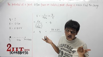 Electric Potential Q7 Class 12 Nootan Physics Numericals