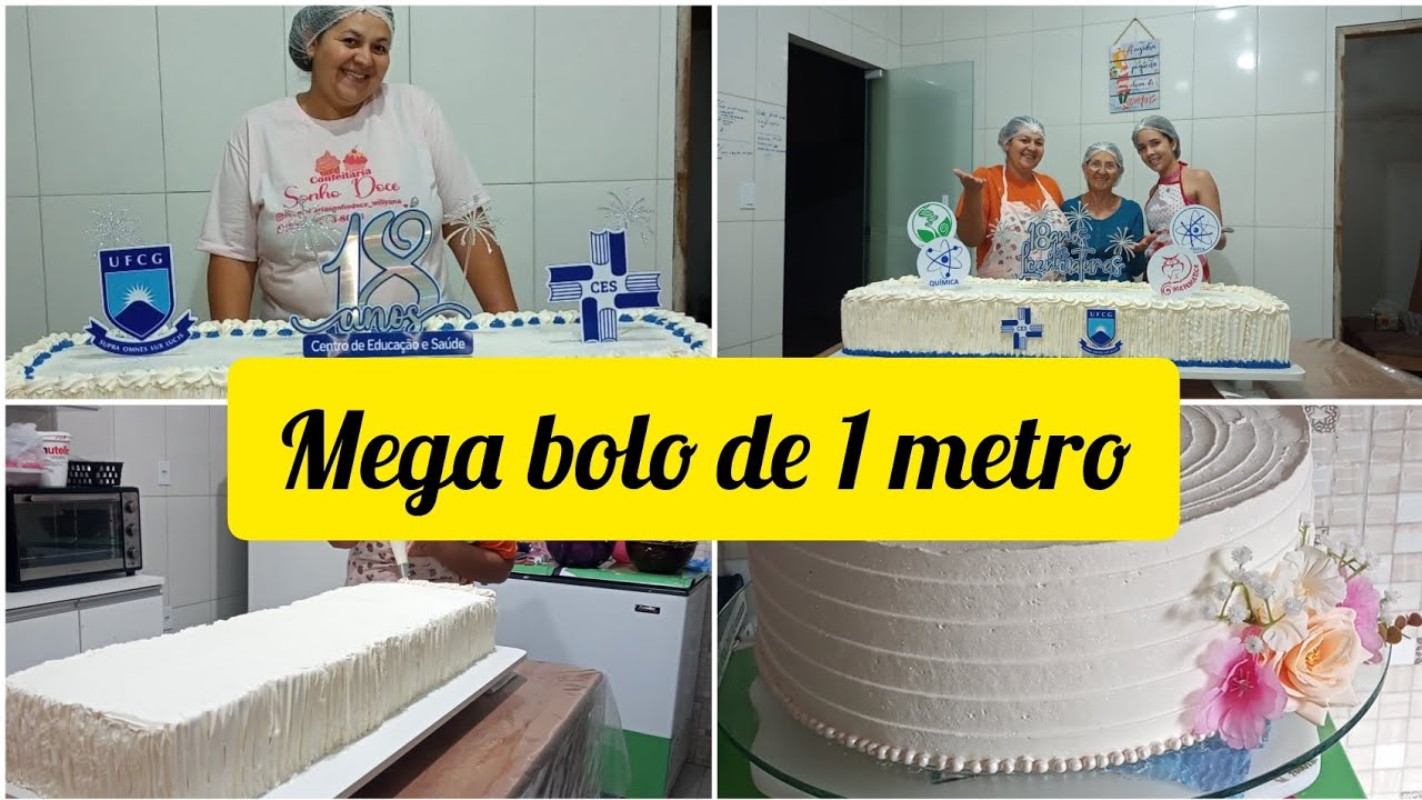 DESAFIO Fiz 2 bolos de 1 metro cada /ROTINA DO DELIVERY E COMPRAS