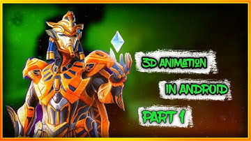 Pubg Mobile 3d Animation In Android Tutorial Part 1