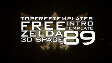 FREE Intro Template: Epic 3D Zelda Space #89 w/ Tutorial