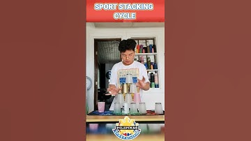 Sport Stacking Cycle in 5.791 Seconds! #cupstacking #talent #shorts