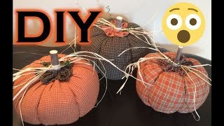 EASY Fabric Pumpkins!!!
