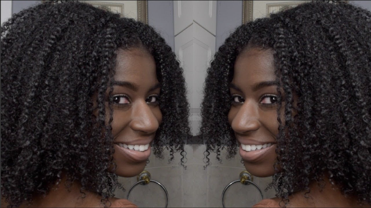 Natural Hair| Wash and Go using Only Two Products on 3c-4a Natural Hair ...