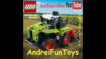 LEGO TECHNIC 42102 speed build the mini claas xerion