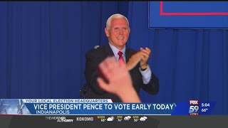 Vice President Pence to vote early in Indianapolis