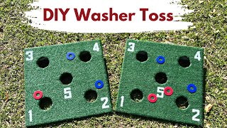 Backyard Washer Toss Game | Builds By Maz