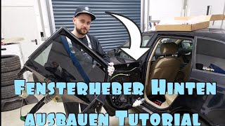 Audi A3 8p 8pa Sportback Fensterheber Hinten wechseln / ausbauen / rear door window replacement