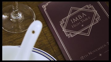IMBA High Table Dinner