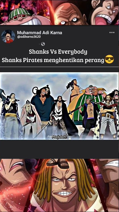 Shanks Pirates Menghentikan Perang Marineford #onepiece #anime #shorts #shanks