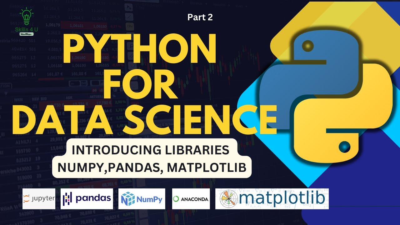 Python for Data Science - Introducing libraries Pandas, Numpy ...