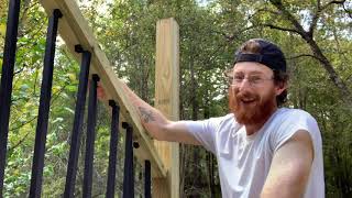 How to Install Steel Balusters on a Deck Stair Rail by Chris Silverman 40,844 views 3 years ago 10 minutes, 41 seconds