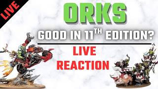 🔴Are ORKS Good in 11th? GW Live Review! | 40k Battle Report | #40k