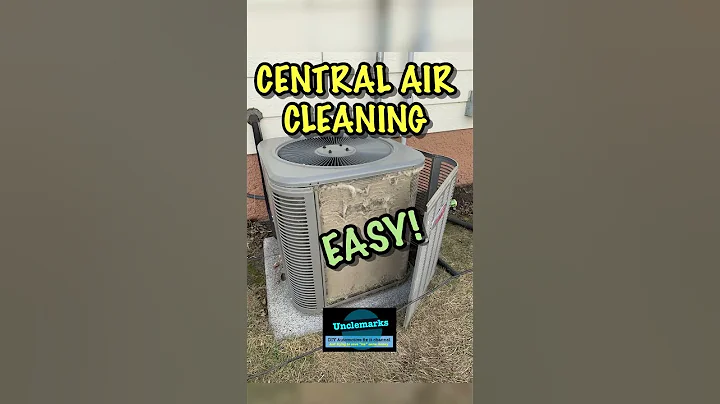 How to clean central air unit yourself! It's easy!
