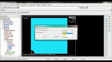 Stress Concentration in a plate with central hole