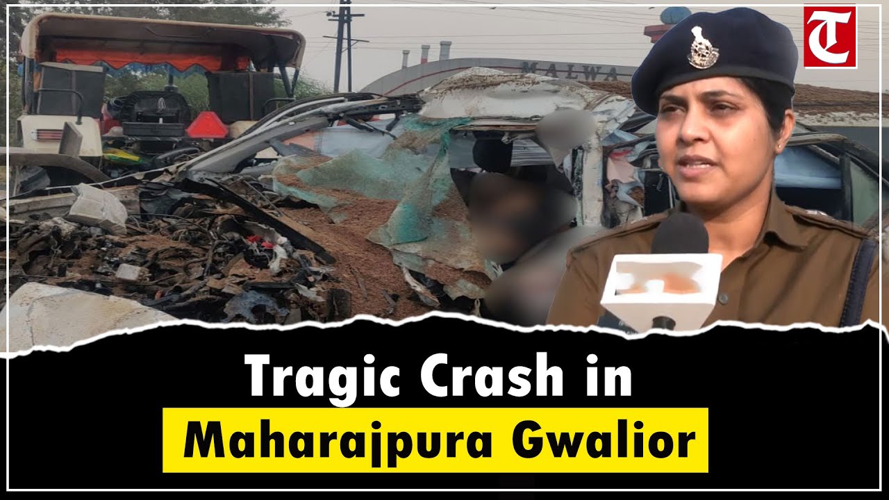 Gwalior Accident: 5 Dead, Fortuner Collides With Tractor in Maharajpura, Police Investigate