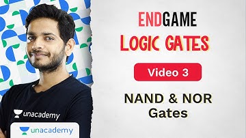 Logic Gates L3: NAND & NOR Gates | Physics Endgame | Vikrant Kirar
