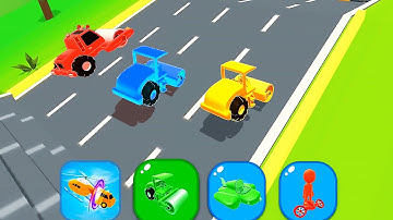 SHAPE SHIFTING🏃‍♂️🚗🚲🚦All Levels Gameplay Walkthrough Android,ios max COG7M