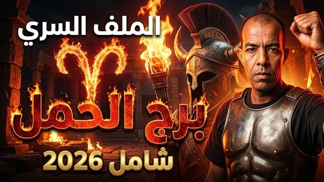 ♈الملف السري لبرج الحمل 2026: القيادة والسيطرة! 🔥⚔️صفاته، أسراره،وفترات السعد والنحس (المرجع الشامل)