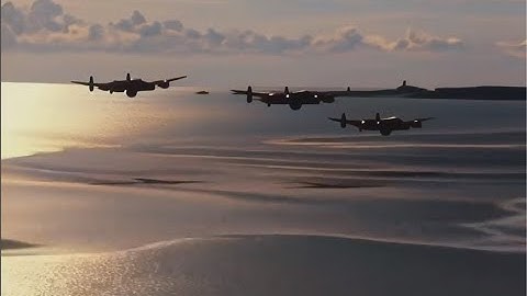Amazingly restored Dambusters footage, with spectacular scenes of the bouncing bomb trials  (1943)