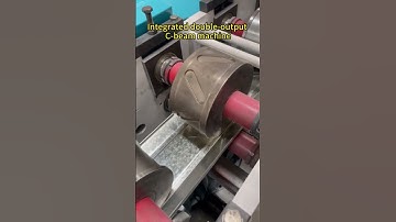Integrated double-output C-beam machine#Cold-formed #Steel Structure #C-beam