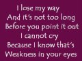 Kelly Clarkson - Because of You (lyrics) - YouTube